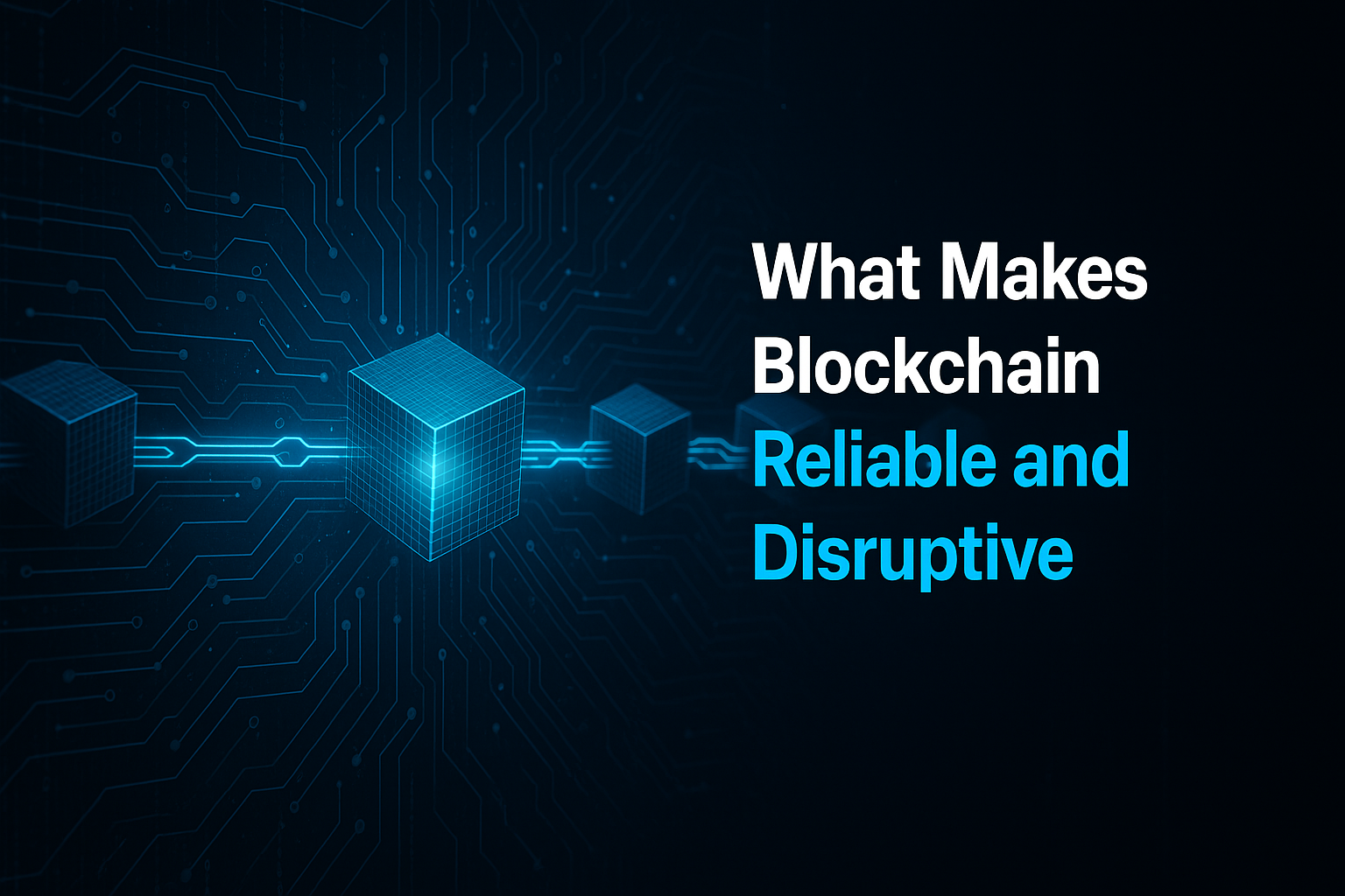 What Makes Blockchain Reliable and Disruptive